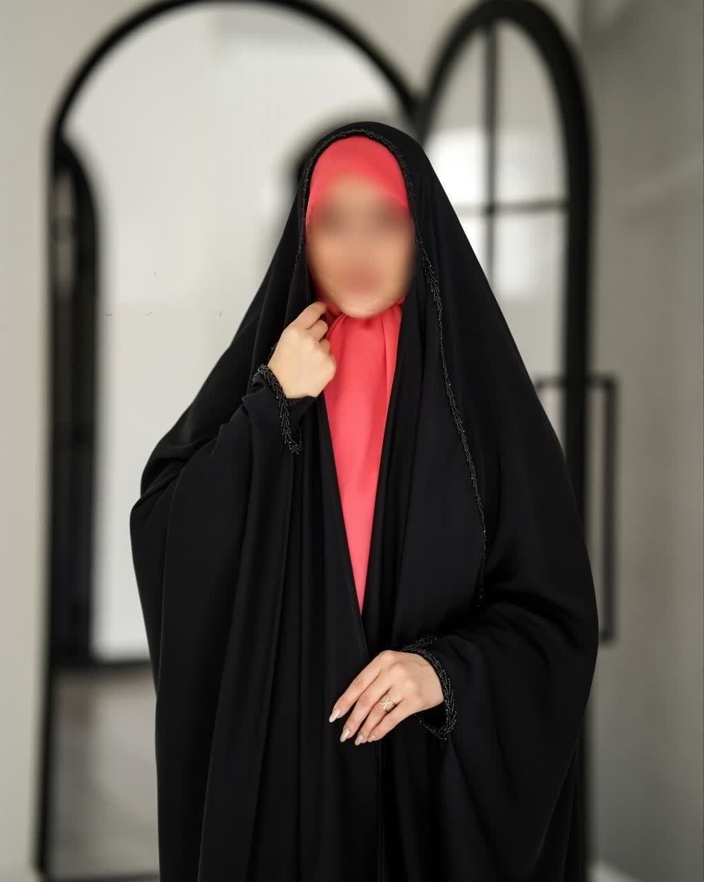 تصویر چادر جده مرواریدی 